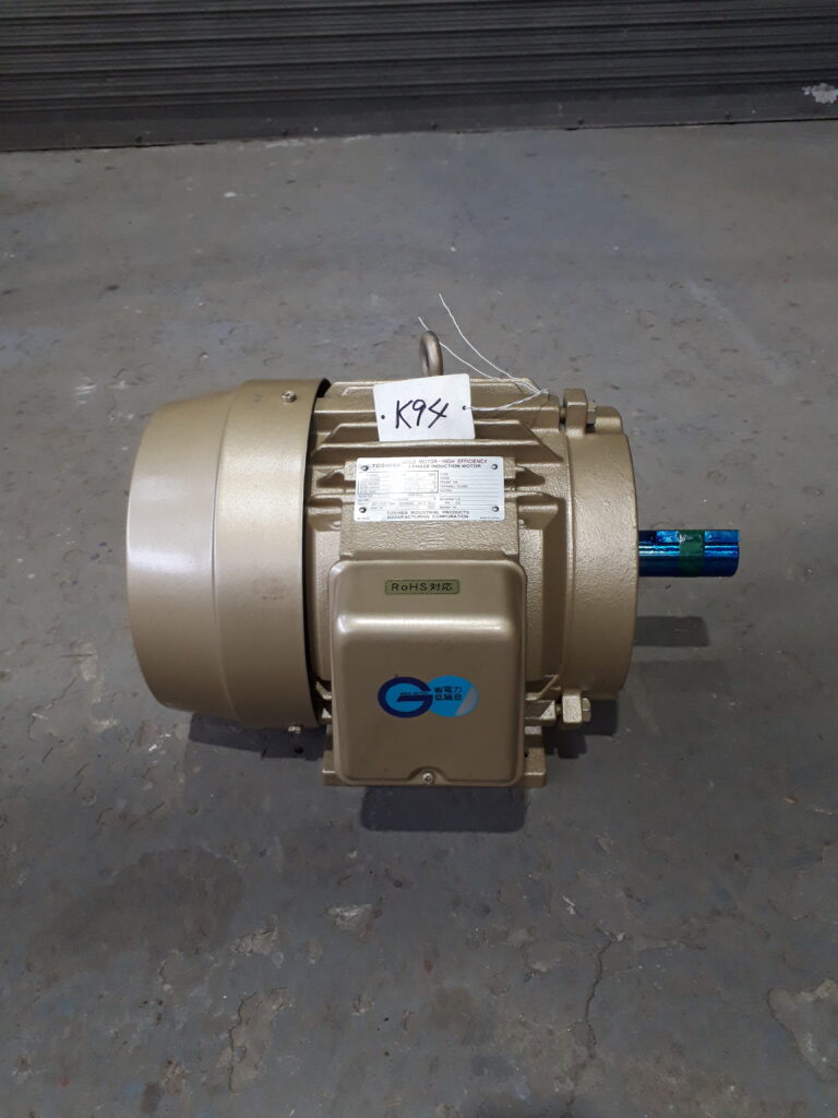 東芝モーター 7．5kw 2P（中古品）（400V級） | 岸本